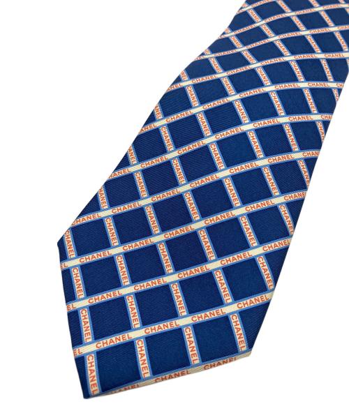 CHANEL（シャネル）CHANEL (シャネル) ネクタイ ネイビー サイズ:FREEの古着・服飾アイテム