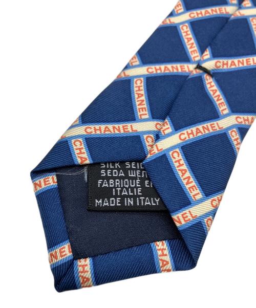 CHANEL（シャネル）CHANEL (シャネル) ネクタイ ネイビー サイズ:FREEの古着・服飾アイテム