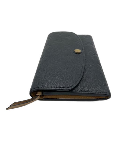 LOUIS VUITTON（ルイ ヴィトン）LOUIS VUITTON (ルイ ヴィトン) ポルトフォイユ・エミリー　長財布 ブラックの古着・服飾アイテム