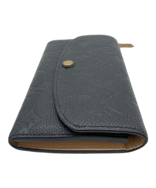 LOUIS VUITTON（ルイ ヴィトン）LOUIS VUITTON (ルイ ヴィトン) ポルトフォイユ・エミリー　長財布 ブラックの古着・服飾アイテム