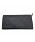 中古・古着 LOUIS VUITTON (ルイ ヴィトン) ポルトフォイユ・エミリー　長財布 ブラック：35000円