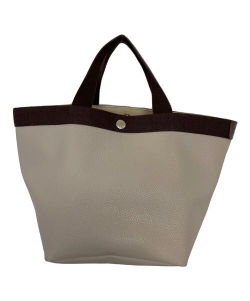 Herve Chapelier（エルベシャプリエ）Herve Chapelier (エルベシャプリエ) 舟形トートバッグ ベージュの古着・服飾アイテム