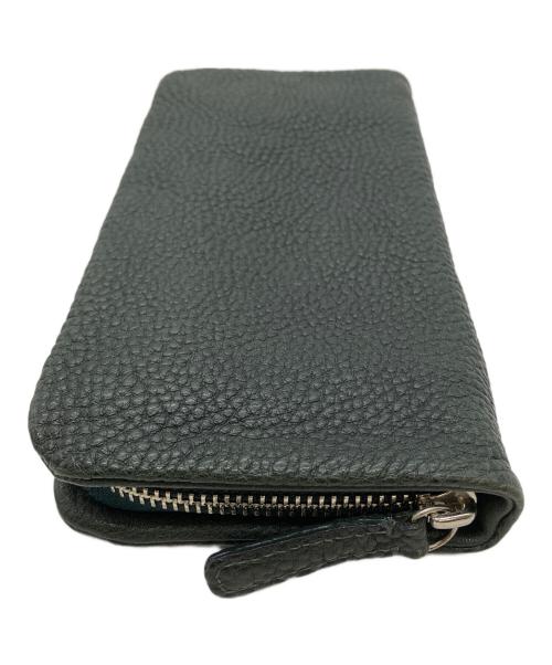 土屋鞄（ツチヤカバン）土屋鞄 (ツチヤカバン) トーンオイルヌメ　長財布 グリーンの古着・服飾アイテム