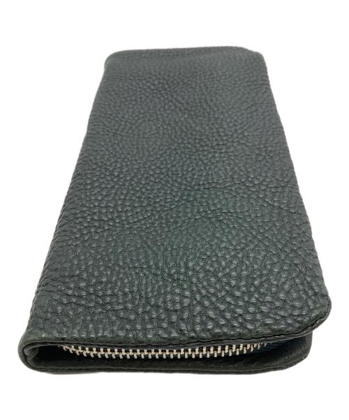 土屋鞄（ツチヤカバン）土屋鞄 (ツチヤカバン) トーンオイルヌメ　長財布 グリーンの古着・服飾アイテム