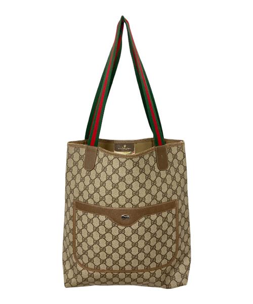 GUCCI（グッチ）GUCCI (グッチ) トートバッグ ブラウンの古着・服飾アイテム