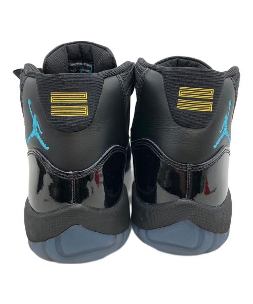 NIKE（ナイキ）NIKE (ナイキ) エアジョーダン11 レトロ　スニーカー ブラック×ブルー サイズ: 27cmの古着・服飾アイテム