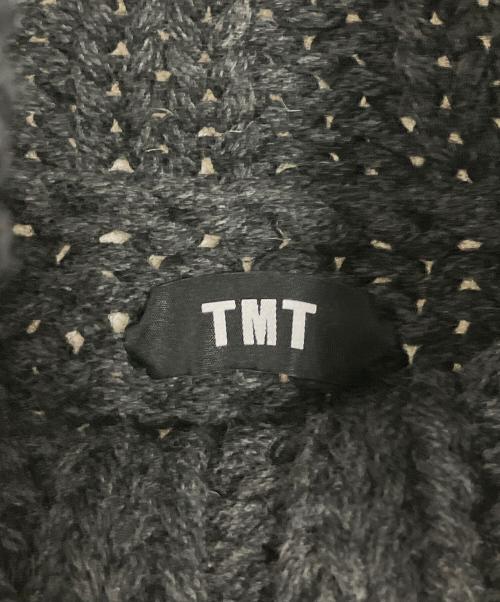 TMT（ティーエムティー）TMT (ティーエムティー) ROUGH GAUGE HAND KNIT　厚手ニット グレー サイズ:Mの古着・服飾アイテム