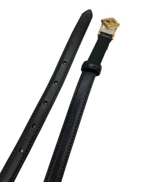 FENDI（フェンディ）FENDI (フェンディ) ダイヤモンドロゴベルト ブラック サイズ:80/32の古着・服飾アイテム