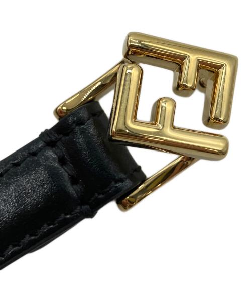 FENDI（フェンディ）FENDI (フェンディ) ダイヤモンドロゴベルト ブラック サイズ:80/32の古着・服飾アイテム