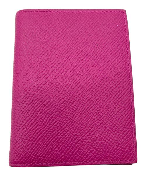 HERMES（エルメス）HERMES (エルメス) アジェンダPM　手帳カバー ピンクの古着・服飾アイテム