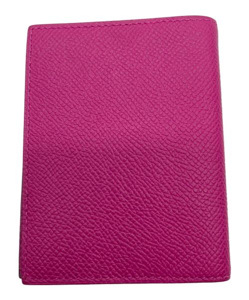 HERMES（エルメス）HERMES (エルメス) アジェンダPM　手帳カバー ピンクの古着・服飾アイテム