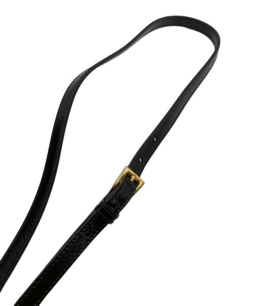 PRADA（プラダ）PRADA (プラダ) サフィアーノヴェルニーチェ 2WAYバッグ ブラックの古着・服飾アイテム