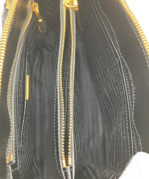 PRADA（プラダ）PRADA (プラダ) サフィアーノヴェルニーチェ 2WAYバッグ ブラックの古着・服飾アイテム