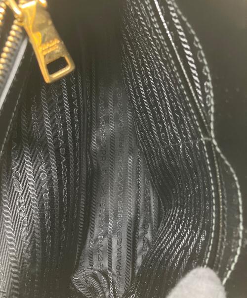 PRADA（プラダ）PRADA (プラダ) サフィアーノヴェルニーチェ 2WAYバッグ ブラックの古着・服飾アイテム