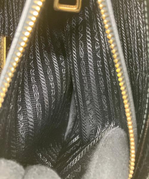 PRADA（プラダ）PRADA (プラダ) サフィアーノヴェルニーチェ 2WAYバッグ ブラックの古着・服飾アイテム