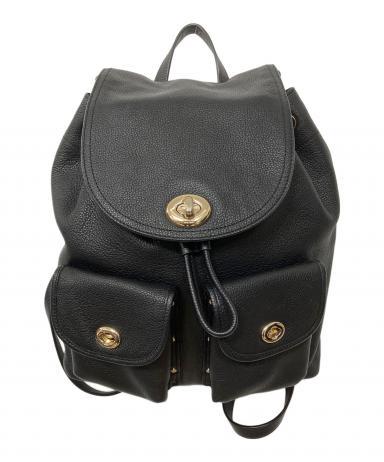 中古・古着通販】COACH (コーチ) リュック ブラック｜ブランド・古着
