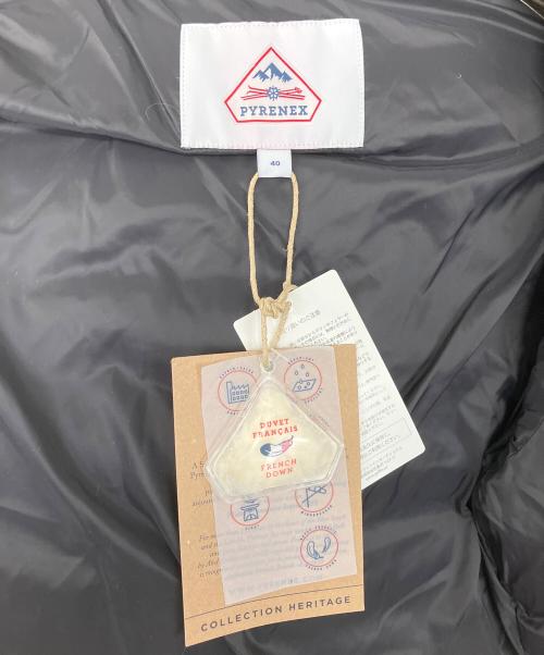 Pyrenex（ピレネックス）Pyrenex (ピレネックス) ダウンジャケット ブラック サイズ:40 未使用品の古着・服飾アイテム