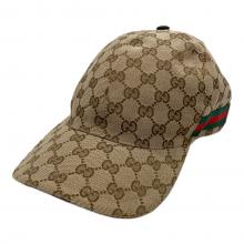 GUCCI（グッチ）の古着「オリジナルGGキャンバスベースボールキャップ」｜ベージュ