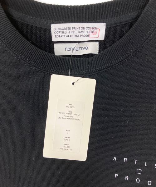 nonnative（ノンネイティブ）nonnative (ノンネイティブ) FRAGMENTS (フラグメント) ARTIST PROOF ブラック サイズ:Lの古着・服飾アイテム