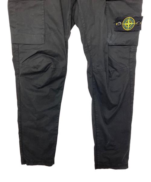 STONE ISLAND（ストーンアイランド）STONE ISLAND (ストーンアイランド) カーゴパンツ ブラック サイズ:78.5cm (W31)の古着・服飾アイテム