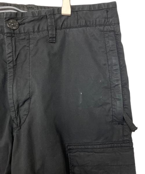 STONE ISLAND（ストーンアイランド）STONE ISLAND (ストーンアイランド) カーゴパンツ ブラック サイズ:78.5cm (W31)の古着・服飾アイテム