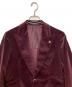 TAGLIATORE (タリアトーレ) ベロアジャケット レッド サイズ:42：15000円