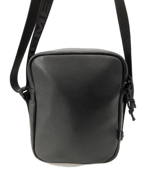 SUPREME（シュプリーム）SUPREME (シュプリーム) 23AW レザーショルダーバッグ ブラックの古着・服飾アイテム