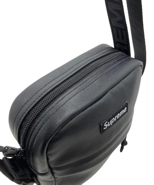 SUPREME（シュプリーム）SUPREME (シュプリーム) 23AW レザーショルダーバッグ ブラックの古着・服飾アイテム
