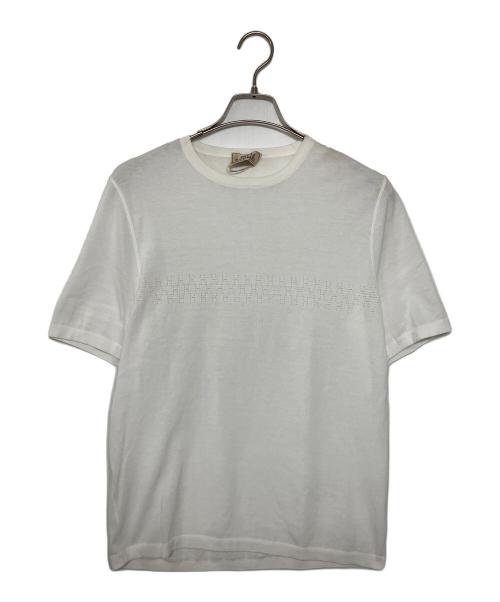 HERMES（エルメス）HERMES (エルメス) サマーニット ホワイト サイズ:XSの古着・服飾アイテム