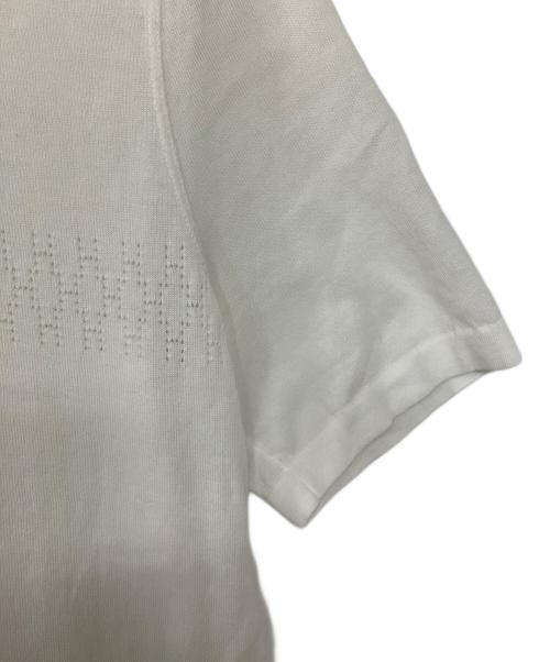 HERMES（エルメス）HERMES (エルメス) サマーニット ホワイト サイズ:XSの古着・服飾アイテム