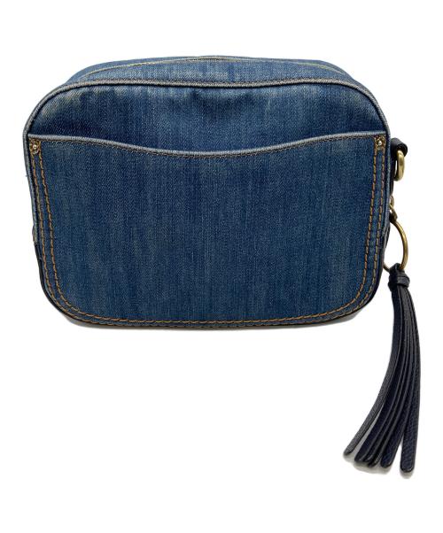 COACH（コーチ）COACH (コーチ) フラワーショルダーバッグ インディゴの古着・服飾アイテム