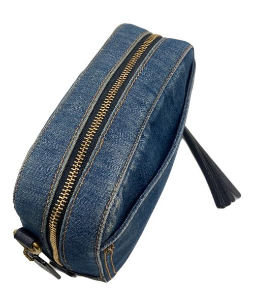 COACH（コーチ）COACH (コーチ) フラワーショルダーバッグ インディゴの古着・服飾アイテム