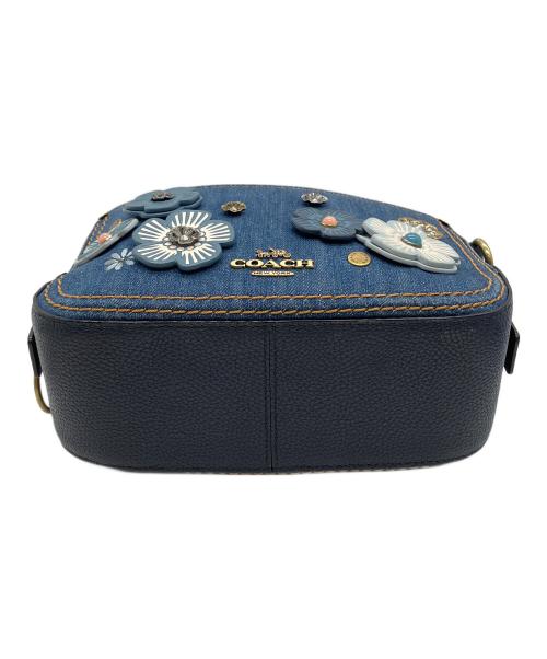 COACH（コーチ）COACH (コーチ) フラワーショルダーバッグ インディゴの古着・服飾アイテム