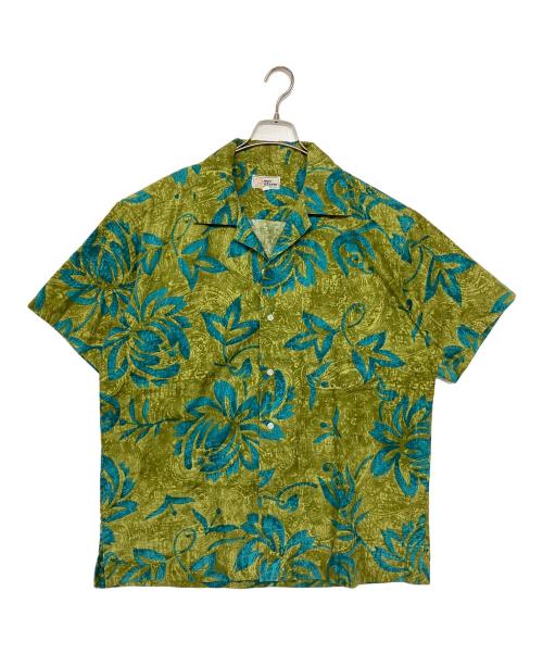 reyn spooner（レイン スプナー）reyn spooner (レイン スプナー) 70s前期 半袖シャツ グリーン サイズ:XLの古着・服飾アイテム
