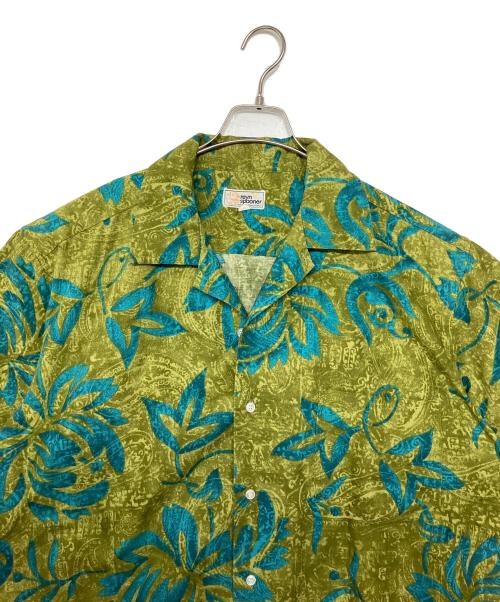 reyn spooner（レイン スプナー）reyn spooner (レイン スプナー) 70s前期 半袖シャツ グリーン サイズ:XLの古着・服飾アイテム
