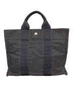 HERMESエルメス）の古着「エールライン　ハンドバッグ」｜ブラック