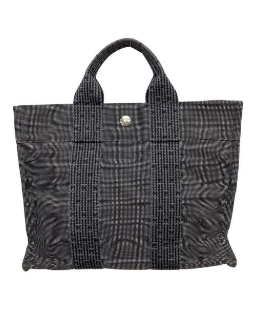 HERMES（エルメス）HERMES (エルメス) エールライン　ハンドバッグ ブラックの古着・服飾アイテム
