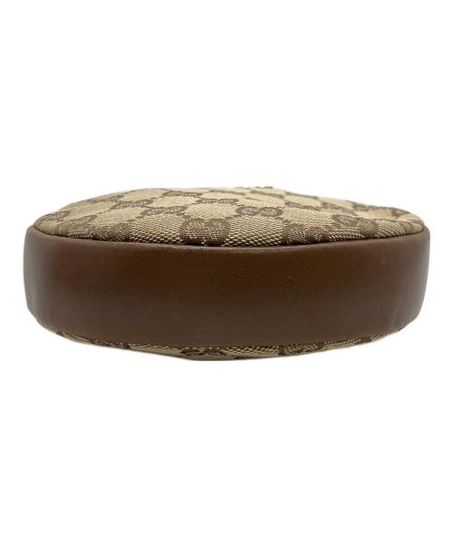 GUCCI（グッチ）GUCCI (グッチ) GGキャンバス ショルダーポーチ ブラウンの古着・服飾アイテム