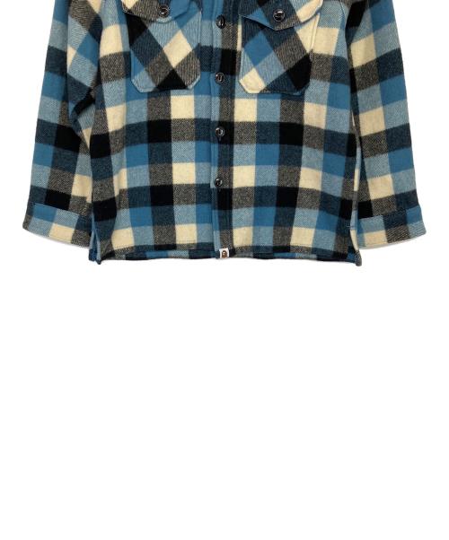 A BATHING APE（ア ベイシング エイプ）A BATHING APE (ア ベイシング エイプ) CPOジャケット スカイブルー サイズ:Sの古着・服飾アイテム