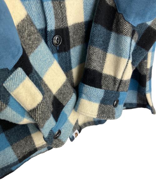 A BATHING APE（ア ベイシング エイプ）A BATHING APE (ア ベイシング エイプ) CPOジャケット スカイブルー サイズ:Sの古着・服飾アイテム