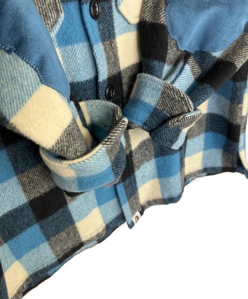 A BATHING APE（ア ベイシング エイプ）A BATHING APE (ア ベイシング エイプ) CPOジャケット スカイブルー サイズ:Sの古着・服飾アイテム