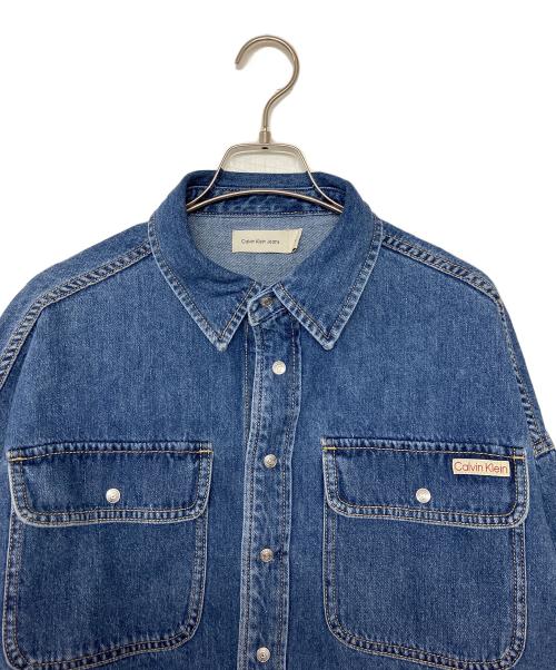 Calvin Klein Jeans（カルバンクラインジーンズ）Calvin Klein Jeans (カルバンクラインジーンズ) デニムジャケット インディゴ サイズ:XSの古着・服飾アイテム