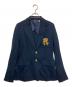 POLO RALPH LAUREN（ポロ・ラルフローレン）の古着「ニットコットンブレザー」｜ネイビー