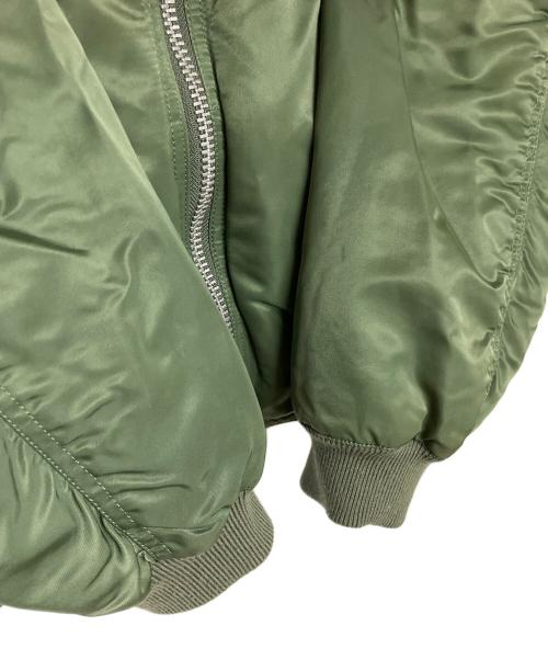 HIDEOUT（HIDEOUT）HIDEOUT (HIDEOUT) ホノルル　GODWIND　刺繍MA-1ジャケット グリーン サイズ:Mの古着・服飾アイテム