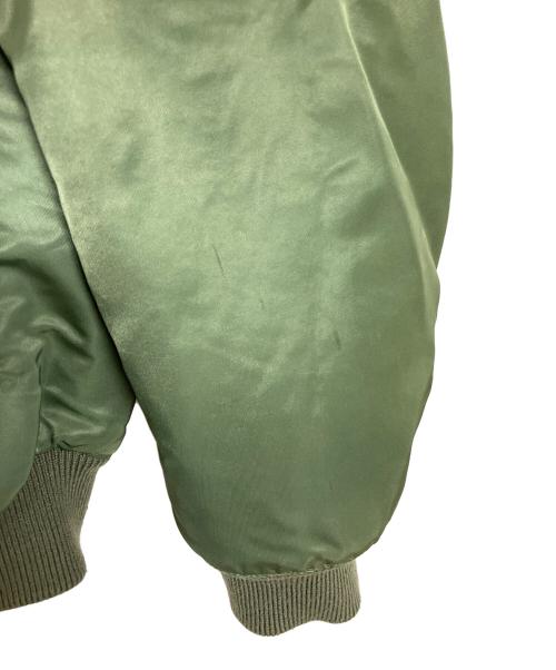 HIDEOUT（HIDEOUT）HIDEOUT (HIDEOUT) ホノルル　GODWIND　刺繍MA-1ジャケット グリーン サイズ:Mの古着・服飾アイテム