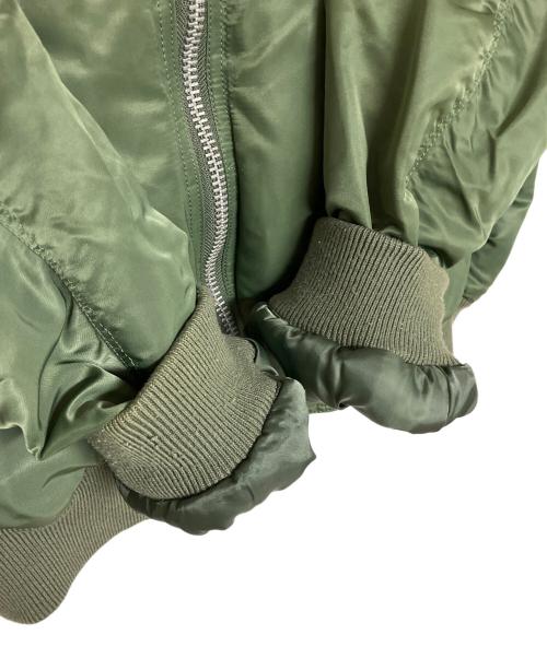 HIDEOUT（HIDEOUT）HIDEOUT (HIDEOUT) ホノルル　GODWIND　刺繍MA-1ジャケット グリーン サイズ:Mの古着・服飾アイテム