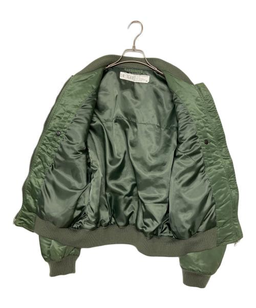 HIDEOUT（HIDEOUT）HIDEOUT (HIDEOUT) ホノルル　GODWIND　刺繍MA-1ジャケット グリーン サイズ:Mの古着・服飾アイテム