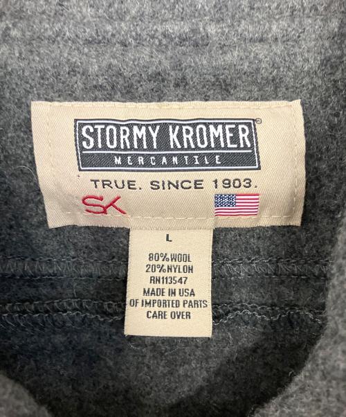 STORMY KROMER（STORMY KROMER）STORMY KROMER (STORMY KROMER) ウールジャケット グレー サイズ:Lの古着・服飾アイテム