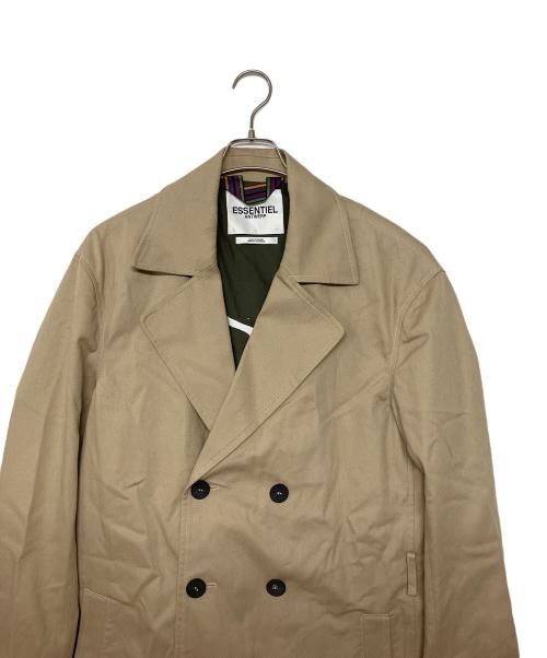ESSENTIEL Antwerp（エッセンシャル・アントワープ）ESSENTIEL Antwerp (エッセンシャル・アントワープ) ダブルコート ベージュ サイズ:50の古着・服飾アイテム