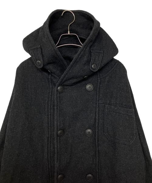 フィッシャーマンズウールコート（フィッシャーマンズウールコート）フィッシャーマンズウールコート (フィッシャーマンズウールコート) フィッシャーマンズウールコート ブラック サイズ:38の古着・服飾アイテム